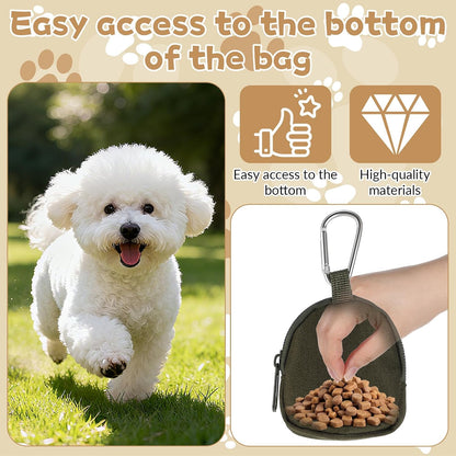 Tweruna reward puppy treat bag attached to a belt