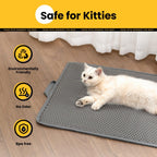 Kitten stepping comfortably on the soft paw friendly surface.