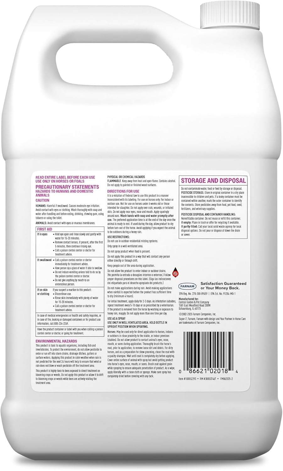 Farnam Laser Sheen Dazzling Shine and Detangler Concentrate for Horses, Repels Dirt and Stains, Makes 1 Gallon of Spray, 12 fluid ounces - Image 11