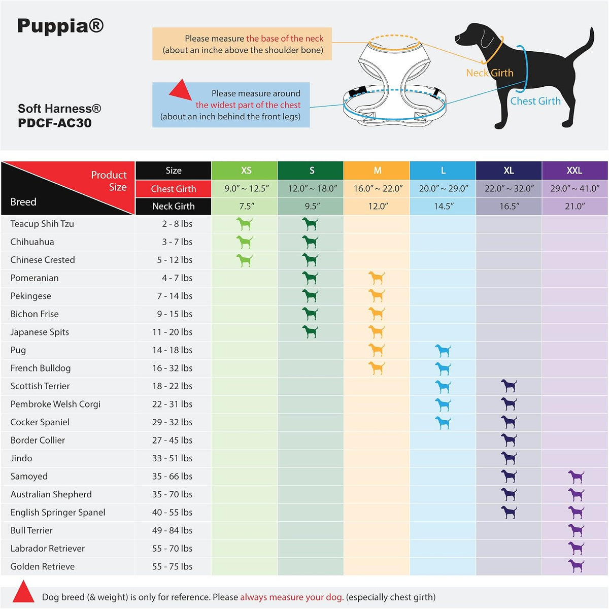Small dog wearing Puppia soft harness pink