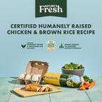 Freshpet dog food roll nutritional ingredients label