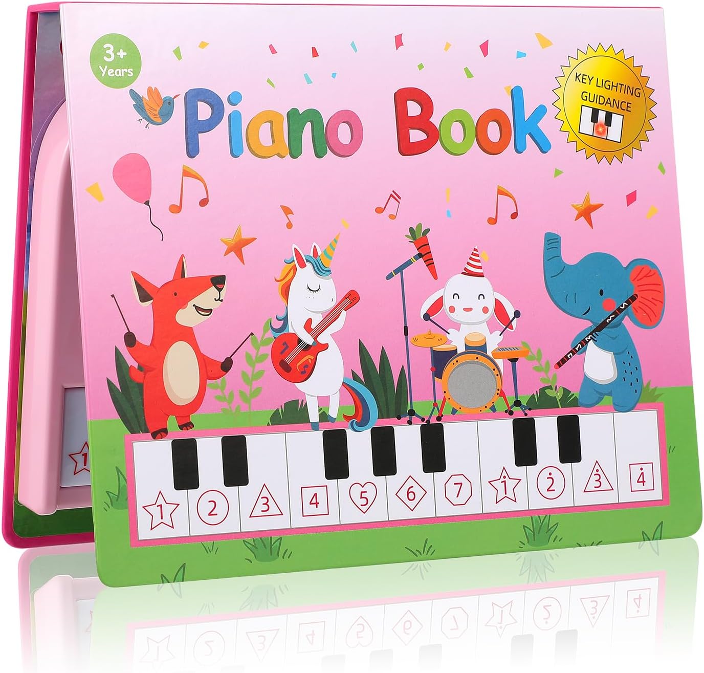 Quimsity educational piano book interactive toddler musical toy front view