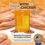 McLovin's chicken treats high protein label close up
