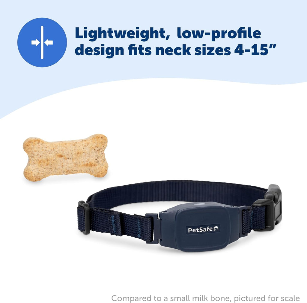 Instructional diagram for PetSafe NanoBark 2.0 fit