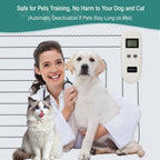 Close up of Type-C rechargeable magnetic controller for pet mat