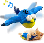 Cat Toys, Flapping Wings Sparrow, No Flying, Chirping Bird Interactive Catnip Toy for Kitten or Small Dogs, Touch Activated, Rechargeable - Image 11