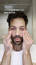 Daily eye contour care targeting multiple visible signs of aging