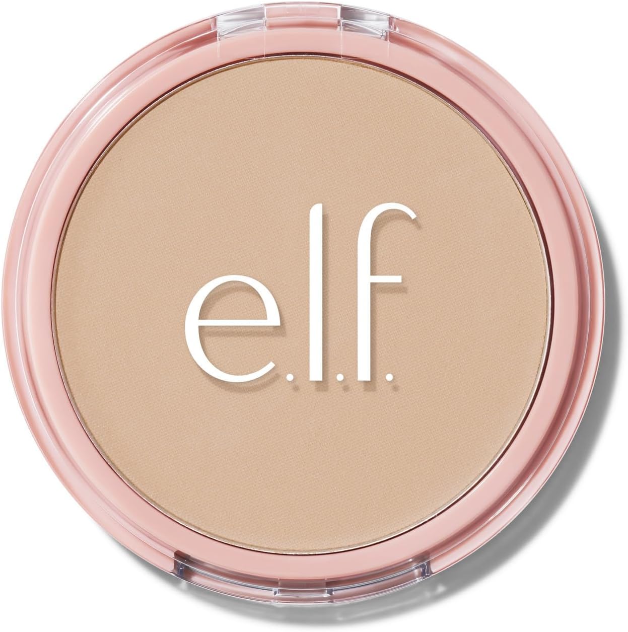 e.l.f. Halo Glow Powder Filter Light Neutral front view compact with embossed logo