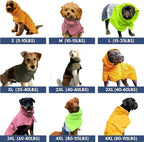 Spark Paws waterproof pet jacket showing full body protection and underbelly coverage.