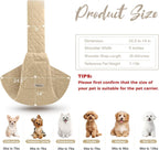 Side pocket detail on JourCraf pet carrier sling
