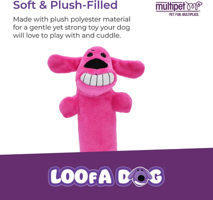Multipet mini six inch yellow squeaky dog toy for small breeds