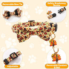 4 Pack Holiday Cat Collars with Bow Tie Halloween Cat Collar Breakaway - Image 3
