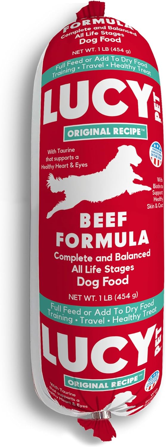 Lucy Pet Products Beef Formula Dog Food Roll 4 lb, (100600047) - Image 14