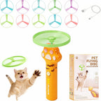 Cat Fetch Toy Launcher with 10 Soft & Flexible Discs, Cat Toys for Indoor Cats, LED Glowing Launcher, Electric Interactive Kitten Toy for Hunting & Exercise, USB Rechargeable - Image 11