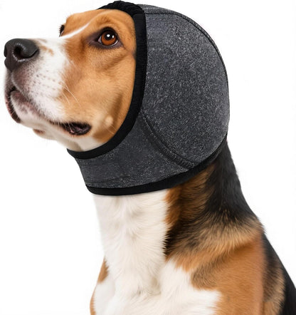 Allroaring dog calming hoodie front view for small pet anxiety relief