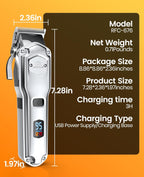 Oneisall silver professional dog grooming clippers full kit package contents.