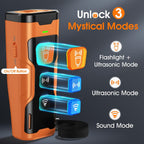 Compact orange QVNNVQ anti barking device