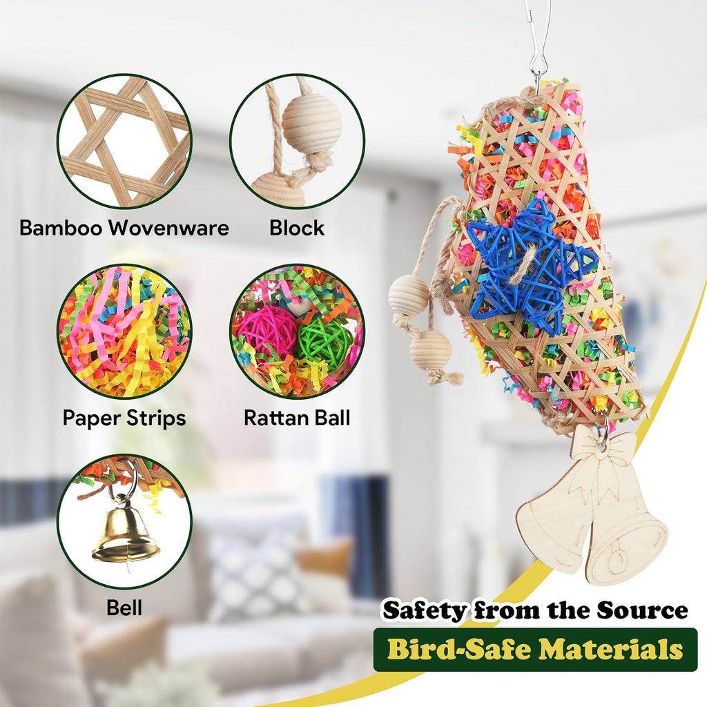 Hanging bird cage accessory with stainless steel hook