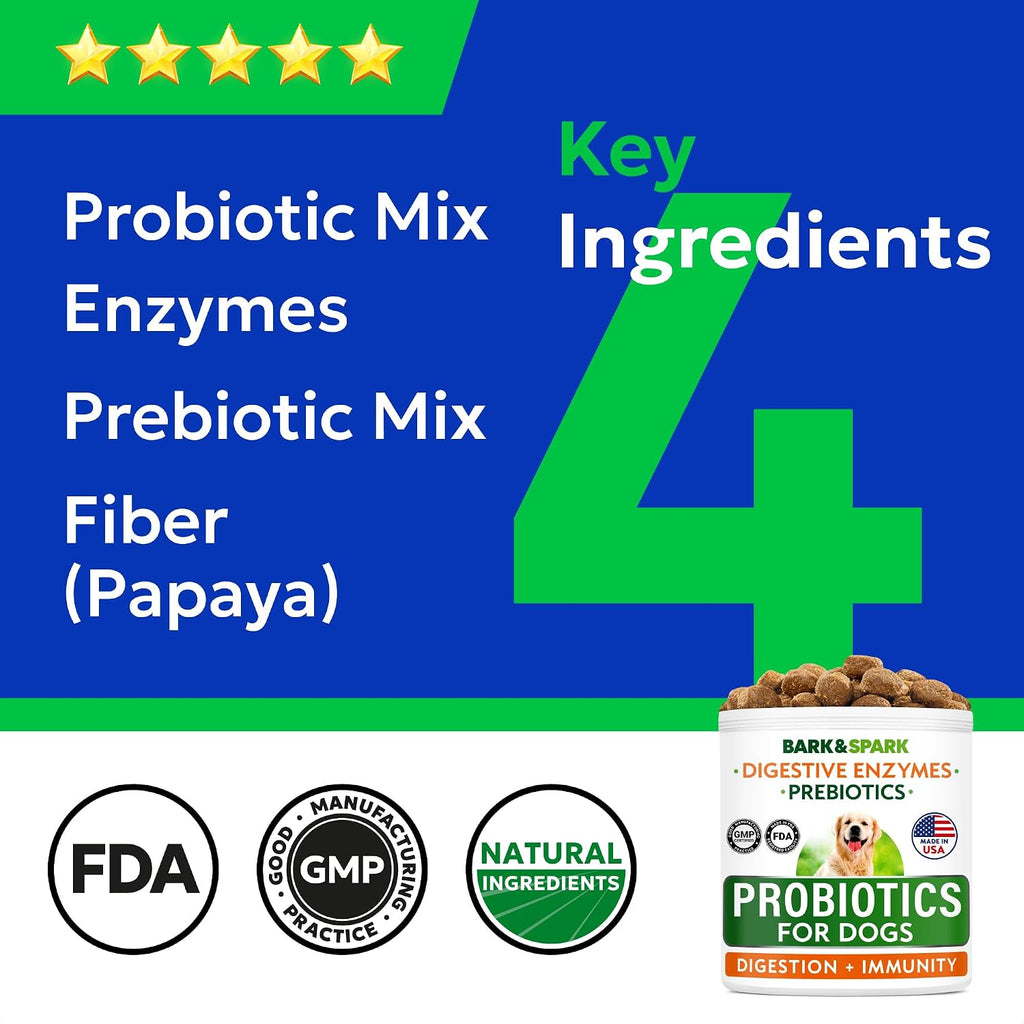 Bark&Spark probiotics for dogs showing relief for itchy skin and allergies