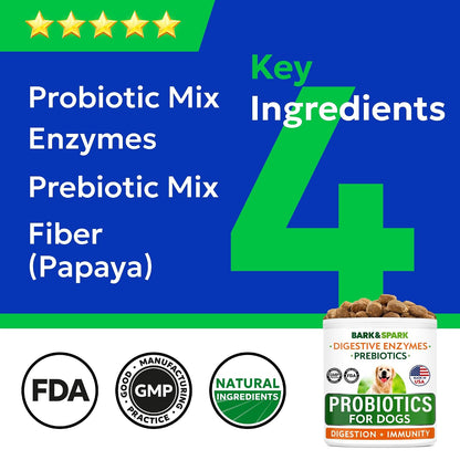 Bark&Spark probiotics for dogs showing relief for itchy skin and allergies