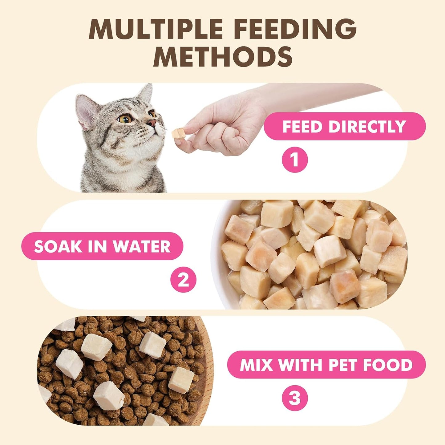 Freeze Dried Chicken Treats for Dogs & Cats, Single Ingredient High Protein Snack for Training, Picky Eaters & Food Topper, 6 oz - Image 9