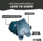 Barkbox toy with plush exterior and hidden rubber core