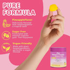 Feminine Vaginal Probiotics Gummies, Supports pH Balance & Digestive Health, Slippery Elm for Women, Suagr-Free, Veagn, Pineapple Flavor, 60 Count - Image 5