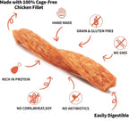 Dog enjoying LuvChew rawhide-free chicken chew sticks