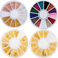 Mesiyun nail art 3d caviar beads front view of packaging and compartments