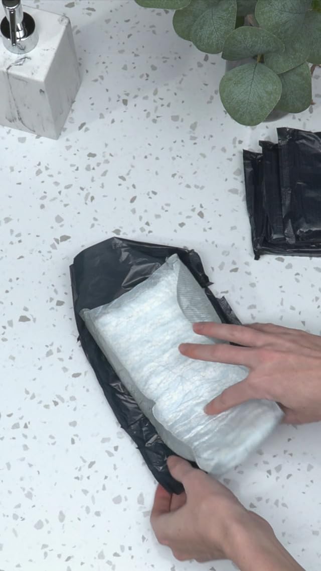 Graphic representation of the ergonomic fit and advanced odor protection features of TENA Men guards.