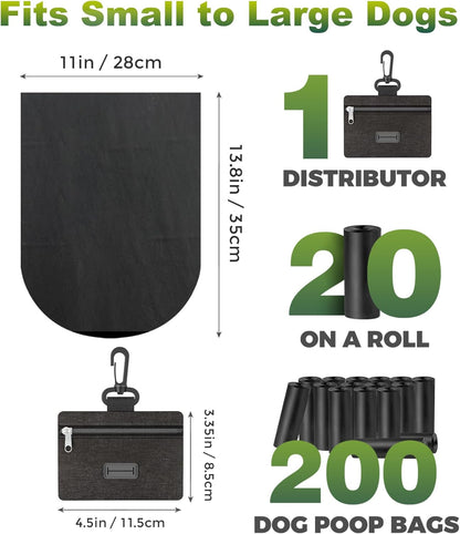 Charmount pet waste bags extra thick leak proof material demonstration