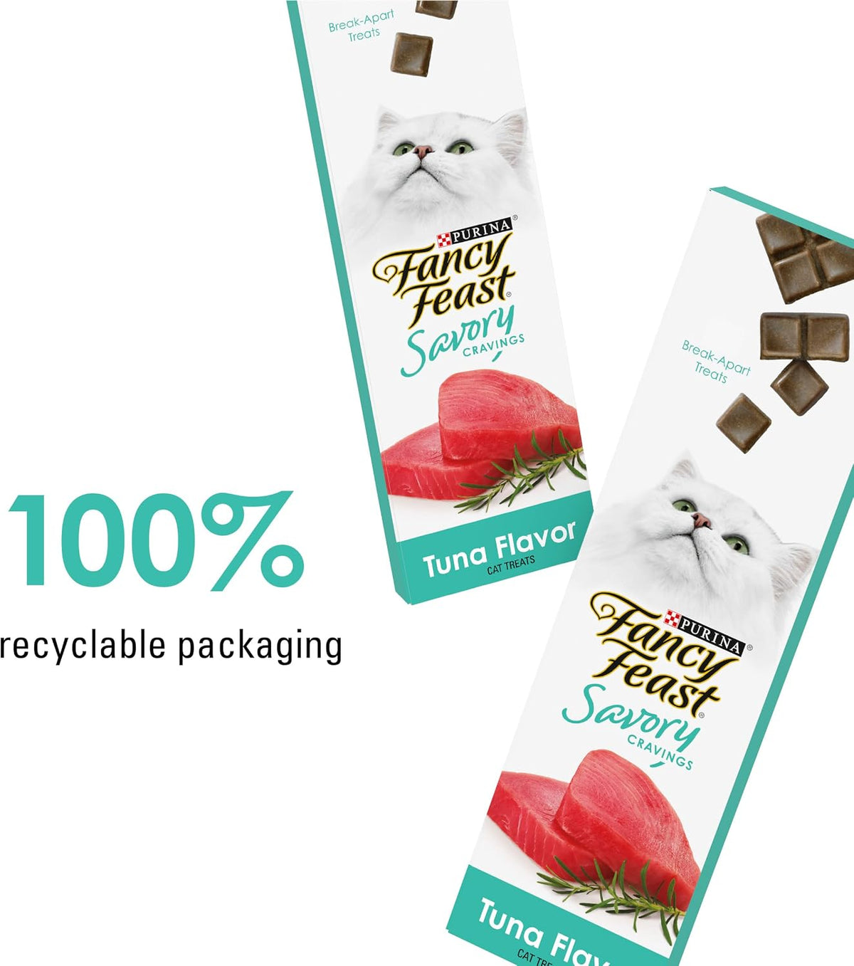 Purina Fancy Feast Savory Cravings Tuna Flavor Limited Ingredient Soft Cat Treats - Image 9