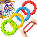 Small Fish 4 pack stretchy sensory fidget bracelets front view