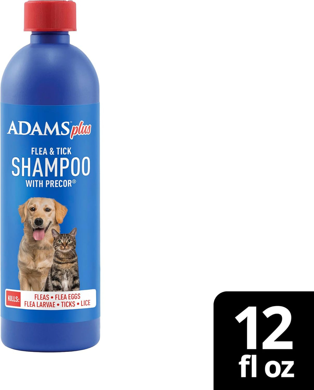 ADAMS Plus Flea and Tick Shampoo with Precor for Dogs, Cats, Puppies & Kittens, Treats Infestations, Kills Ticks, Flea Eggs & Lice, Cleans and Conditions Coat, 12 oz - Image 10