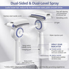 Premium ddxcoo pet brush being rinsed under running tap water