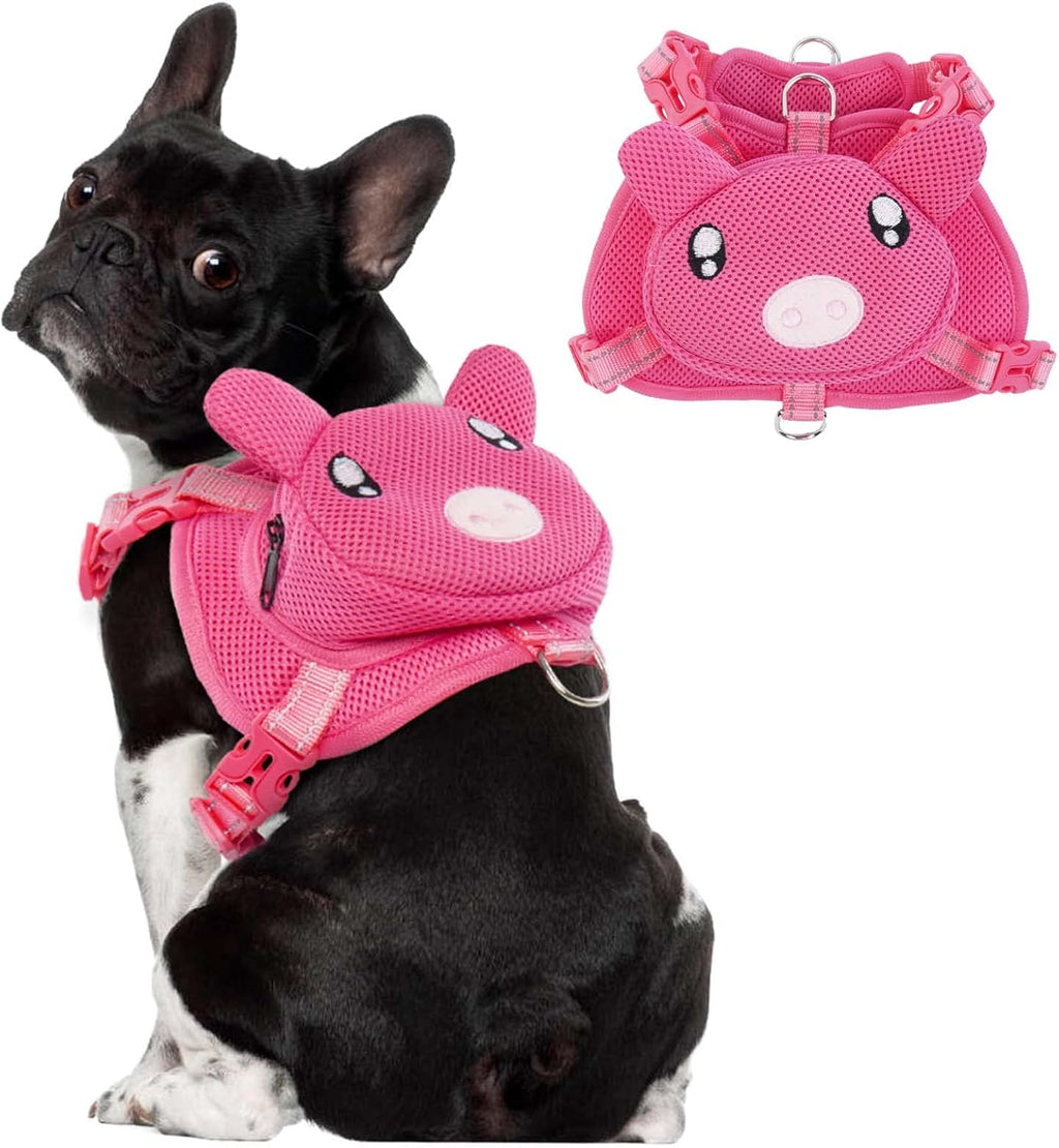 Comfortable padded dog training harness for outdoor travel.