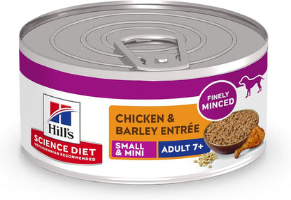 Hill's Science Diet Adult 7+ Small & Mini Wet Dog Food, Chicken & Vegetables, 3.5 oz. Trays, 12-Pack - Image 12