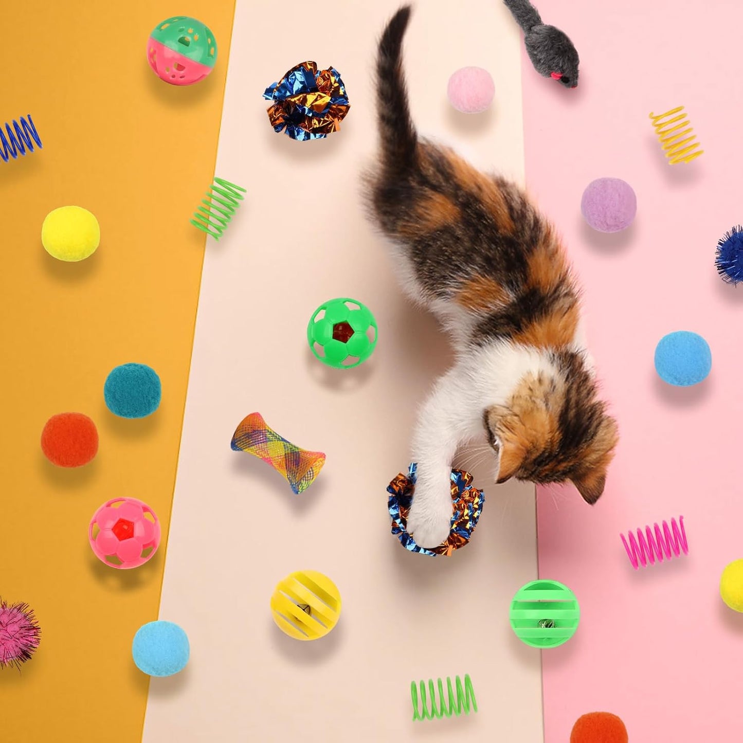 QUOZUO authentic USA imported interactive cat toys collection scattered view