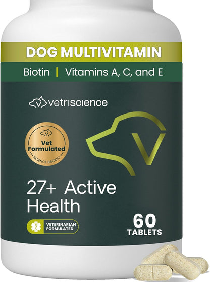 VetriScience Senior 27 Plus Active Health supplement nutritional facts