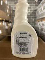 Mycodex spray bottle next to measuring scale
