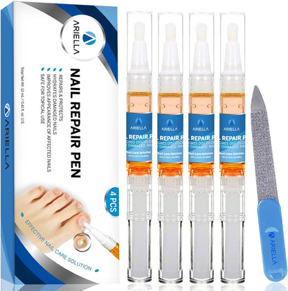 Ariella Toenail Fungus Treatment 4 Pack front view of antifungal repair pens.