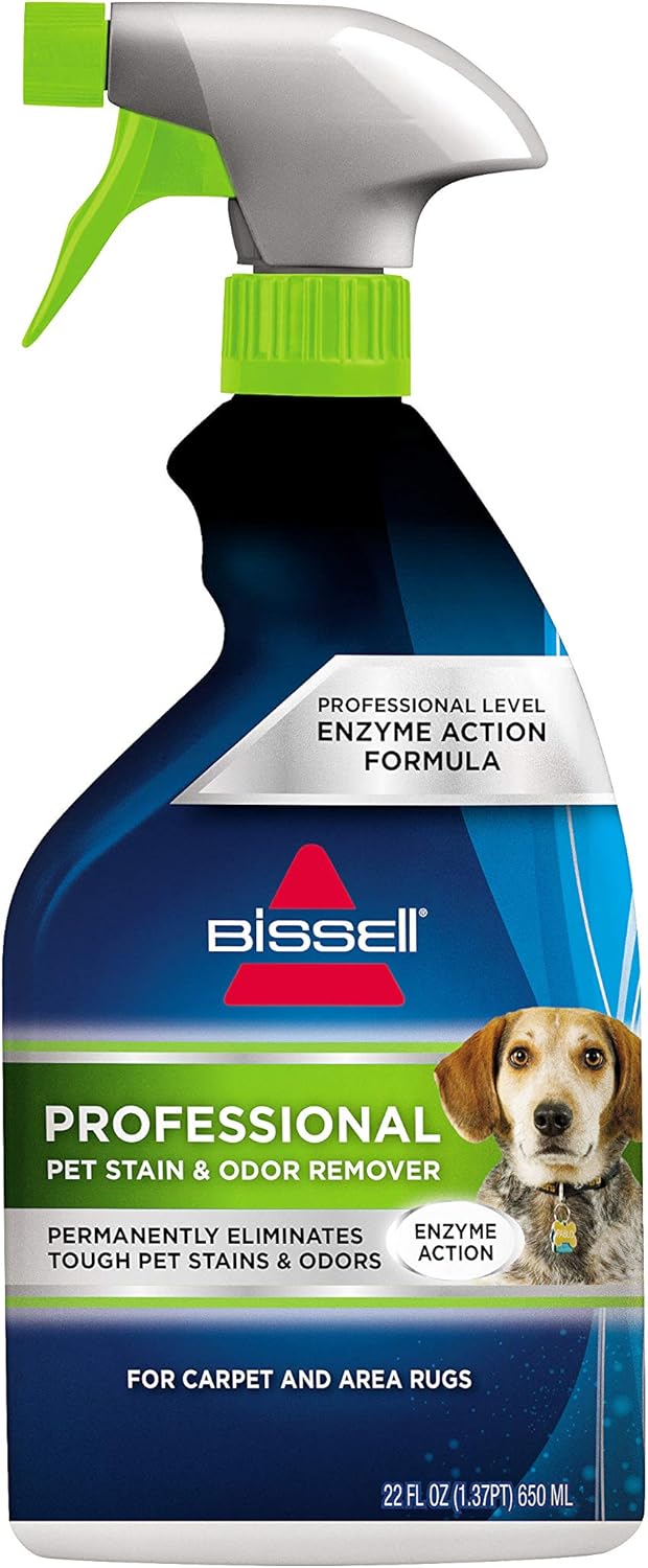 Bissell Pet Pro stain remover back label