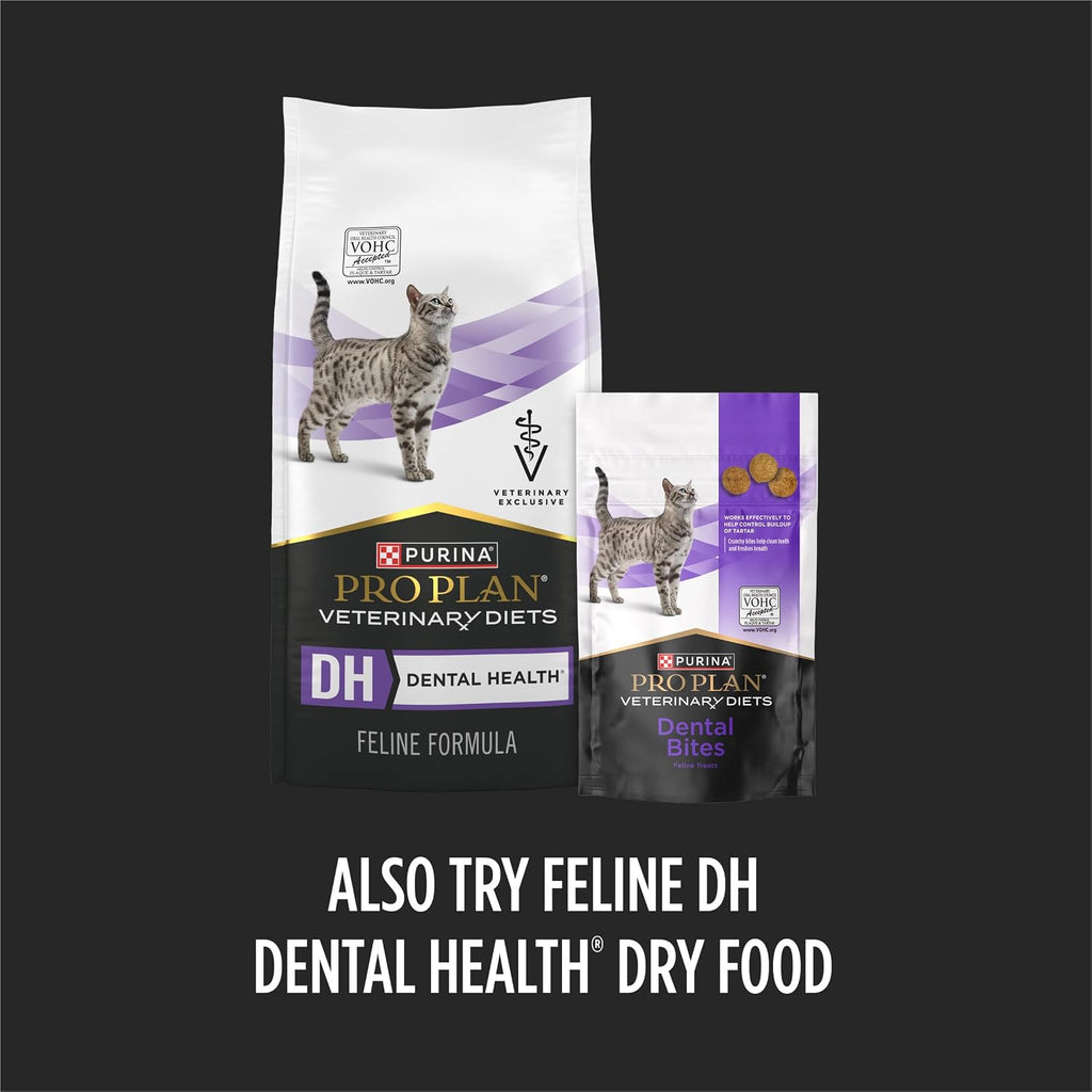 Purina Pro Plan Veterinary Diets Dental Bites Cat Treats - 1.8 oz. Pouch - Image 9