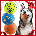 Mankoda durable ETPU dog balls 3 pack front view