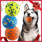 Mankoda durable ETPU dog balls 3 pack front view