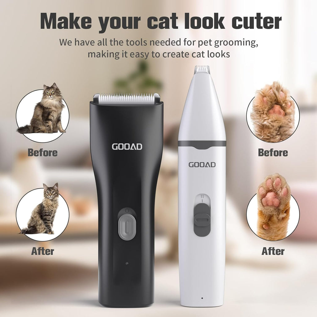 Gooad pet nail grinder attachment for grooming cat claws safely