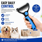 Side profile of Baktas pet grooming tool for dogs and cats