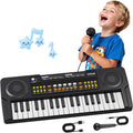 MusicForset Upgraded Kids Piano Keyboard front view showing the 37 keys and control panel layout.