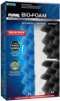 Fluval replacement filter media front view canister accessory