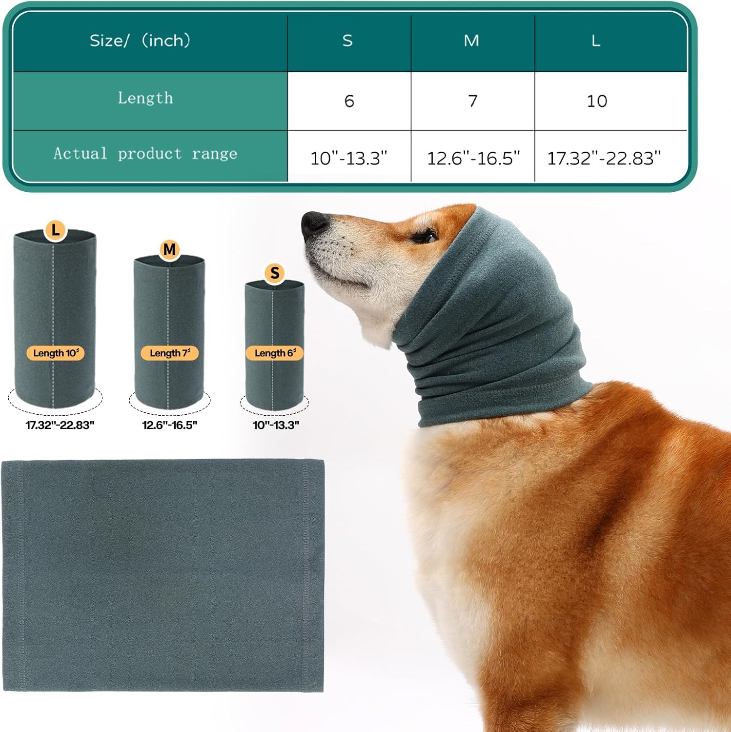 Premium comfortable dog ear cover for noise reduction